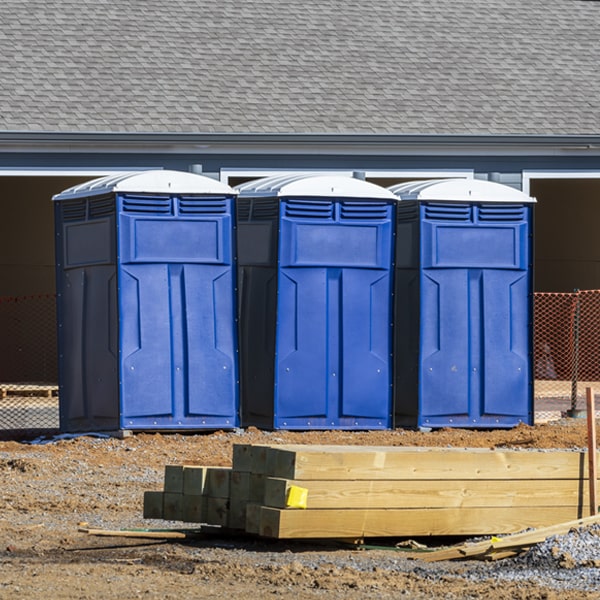 what is the maximum capacity for a single portable toilet in Lee Illinois